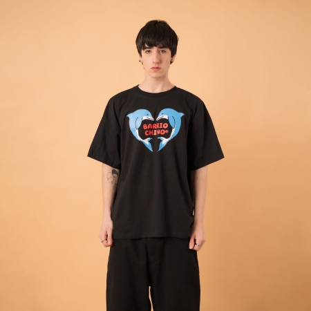 Remera Delfines Negra