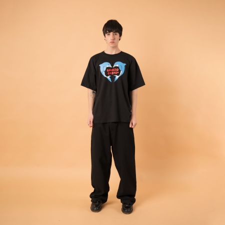Remera Delfines Negra