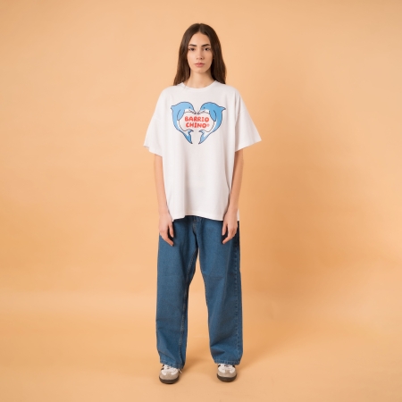 Remera Delfines Blanca