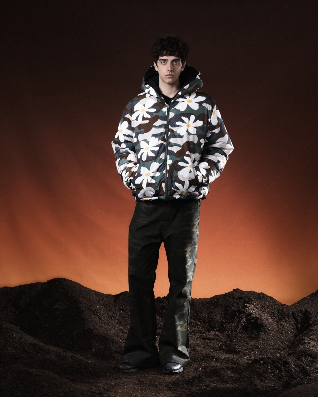 Campera Puffer Margaritas