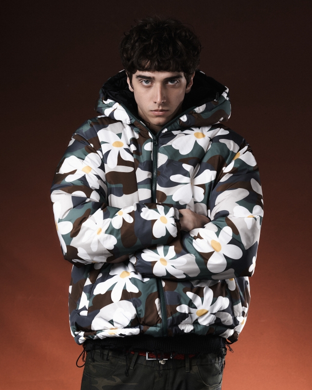 Campera Puffer Margaritas