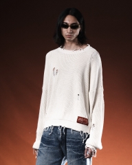Sweater Destruido Off White