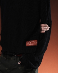 Sweater Destruido Negro