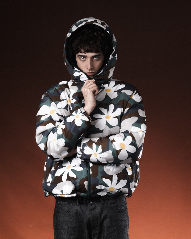 Campera Puffer Margaritas