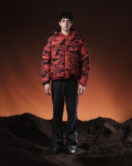 Campera Puffer Roja
