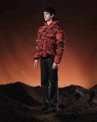 Campera Puffer Roja