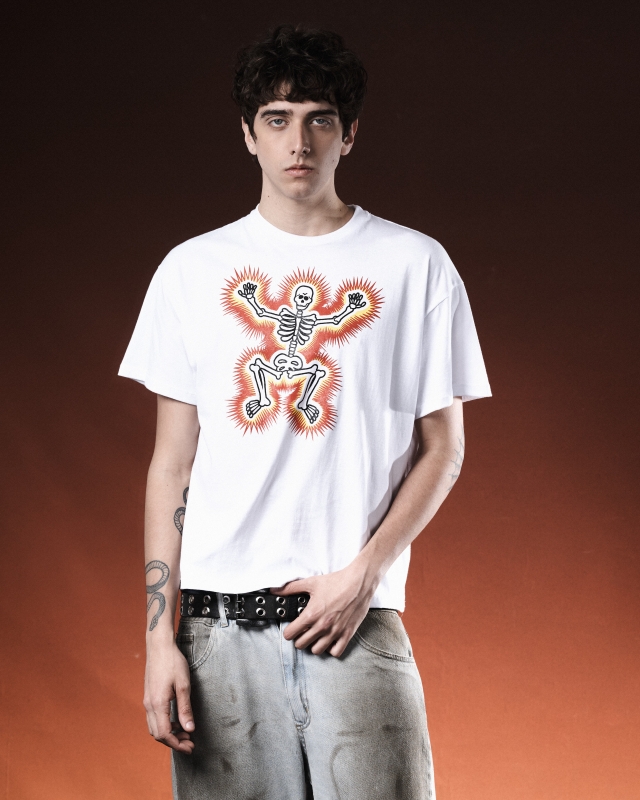 Remera Electroshock Blanca