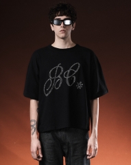 Remera Brillitos Negra