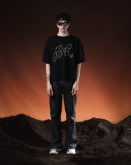 Remera Brillitos Negra