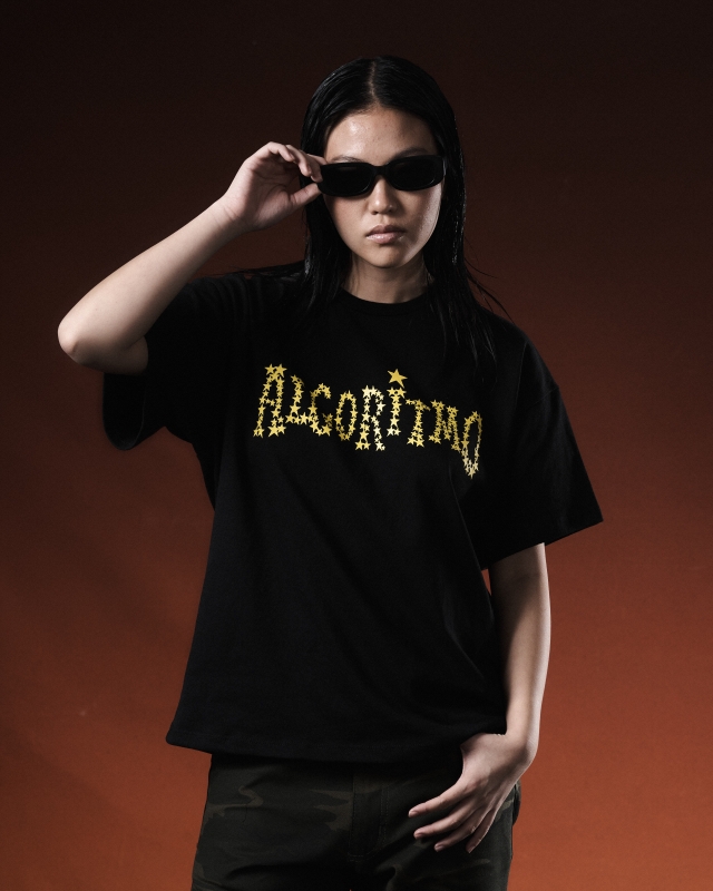 Remera Algoritmo Negra