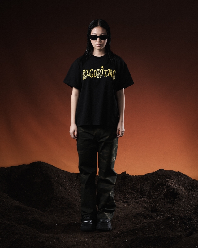 Remera Algoritmo Negra