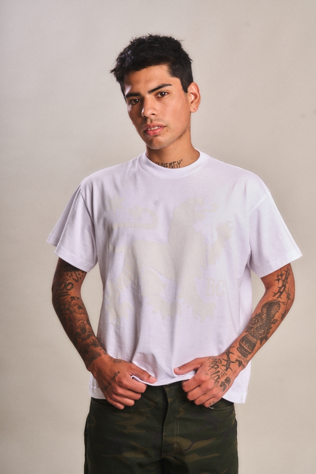 Remera Heraldic Puma Blanca