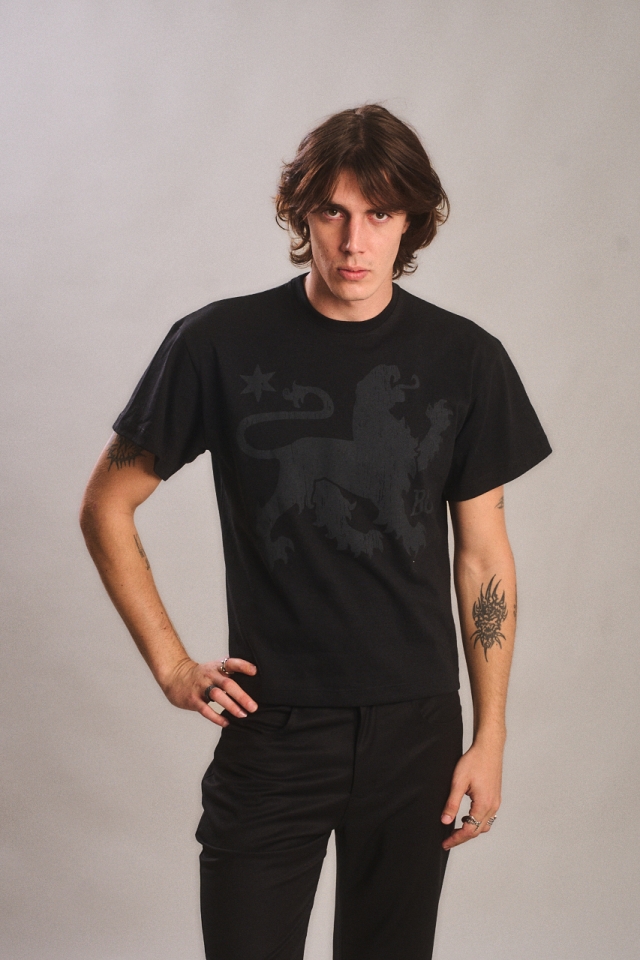 Remera Puma Heráldico Negra