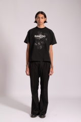 Remera Rosedal Negra