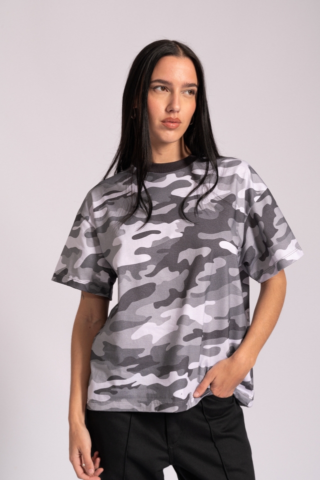 Remera Camo Snow