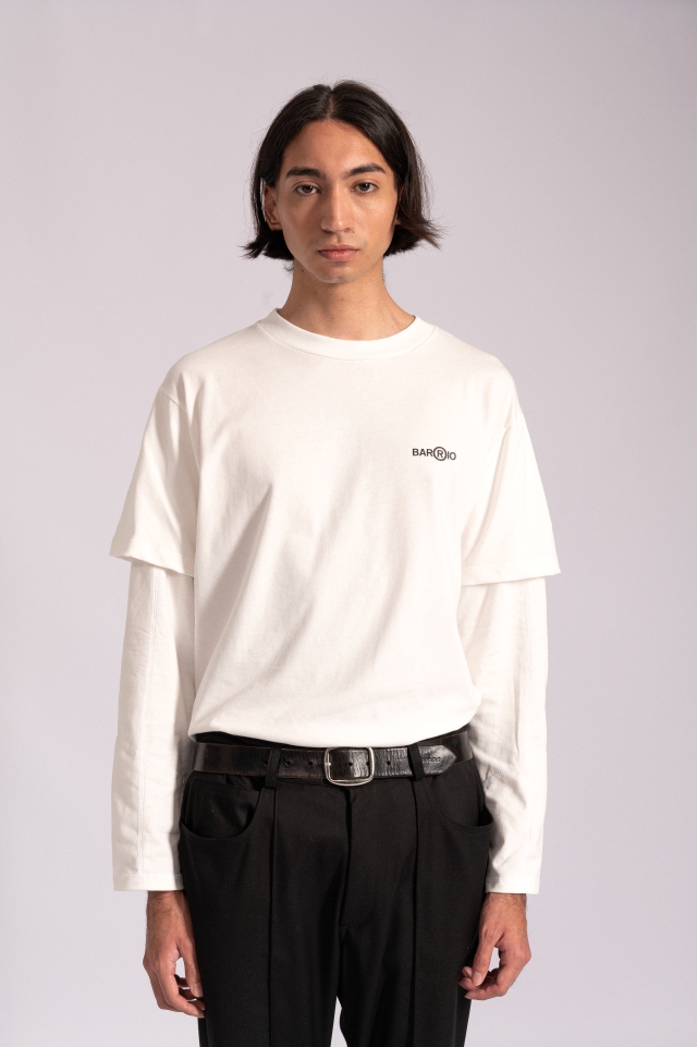 Remera AZ Manga Larga Blanca