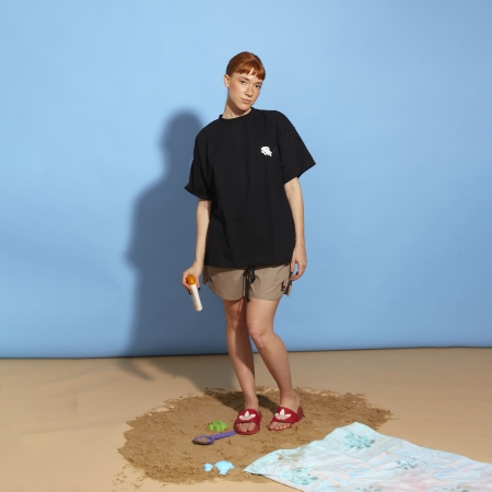 Remera Tranca Playa Negra